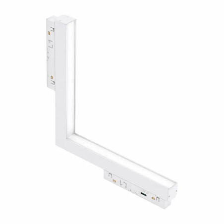 Lampa liniowa szynowa magnetyczna LED ALFA SAGA 2LINE narożny B 24 W CCT AZ6507 Azzardo biała