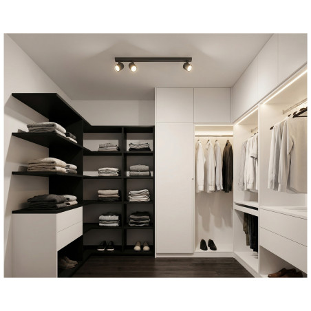 Reflektor sufitowy EXO 3 LINE 70 AZ6650 Azzardo czarny