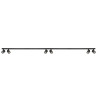 Reflektor sufitowy EXO 6 LINE 200 AZ6656 Azzardo czarny