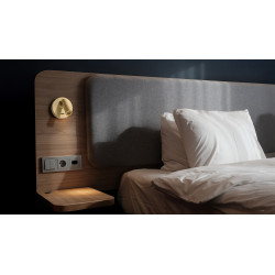Kinkiet LED ALTUN AZ6560 Azzardo złoty