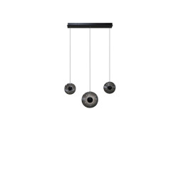 Lampa wisząca LED ściemniana ANDORA 3 LINE AZ6885 Azzardo dymiona / czarna
