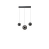 Lampa wisząca LED ściemniana ANDORA 3 LINE AZ6885 Azzardo dymiona / czarna