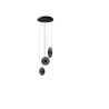 Lampa wisząca LED ściemniana ANDORA 3 ROUND AZ7256 Azzardo dymiona / czarna