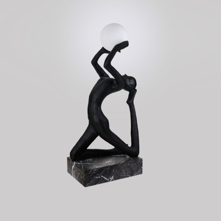Lampa podłogowa ARTEMIS AZ6783 Azzardo czarna / biała