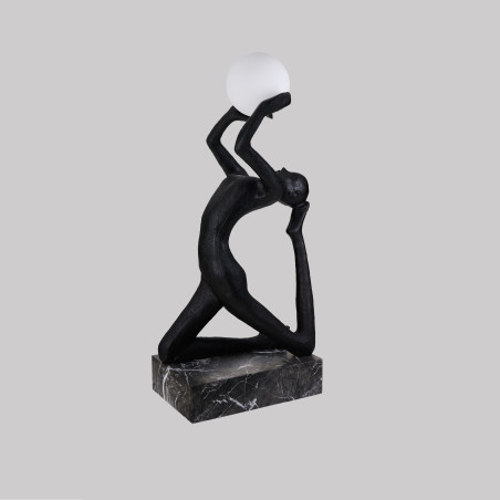 Lampa podłogowa ARTEMIS AZ6783 Azzardo czarna / biała