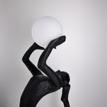 Lampa podłogowa ARTEMIS AZ6783 Azzardo czarna / biała