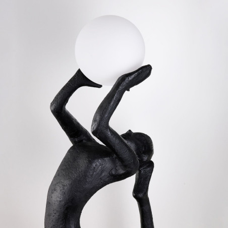 Lampa podłogowa ARTEMIS AZ6783 Azzardo czarna / biała