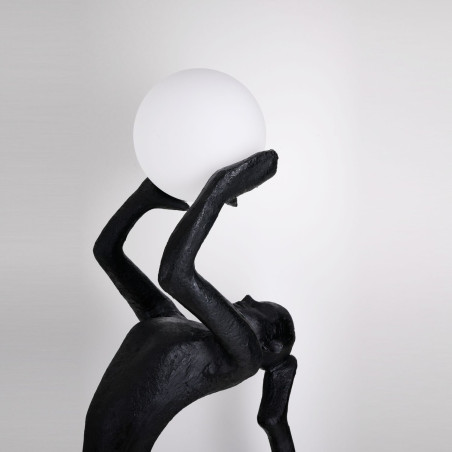 Lampa podłogowa ARTEMIS AZ6783 Azzardo czarna / biała
