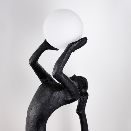 Lampa podłogowa ARTEMIS AZ6783 Azzardo czarna / biała