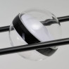Lampa wisząca LED ściemniana ASTRID AZ6892 Azzardo czarna / przezroczysta