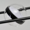 Lampa wisząca LED ściemniana ASTRID AZ6892 Azzardo czarna / przezroczysta