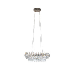 Lampa wisząca LED ściemniana BARLETTA 60 AZ6901 Azzardo przezroczysta / różowe złoto