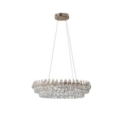 Lampa wisząca LED ściemniana BARLETTA 80 AZ6900 Azzardo przezroczysta / różowe złoto
