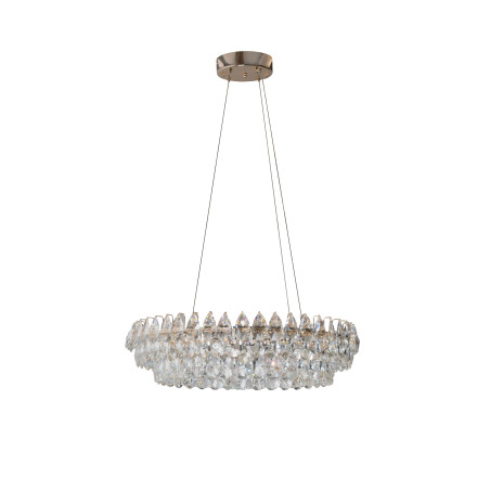 Lampa wisząca LED ściemniana BARLETTA 80 AZ6900 Azzardo przezroczysta / różowe złoto