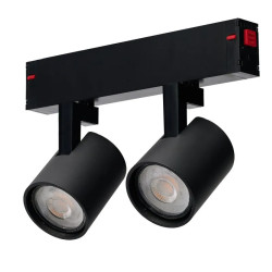Reflektor szynowy magnetyczny BETA GARY 2 230 V GU10 AZ6692 Azzardo czarny