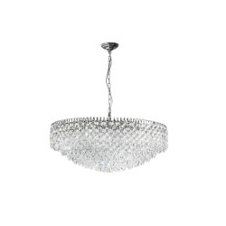 Lampa wisząca BURANO 100 AZ6907 Azzardo przezroczysta / chromowana