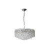 Lampa wisząca BURANO 60 AZ6908 Azzardo przezroczysta / chromowana