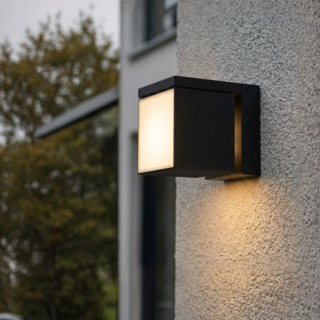 Kinkiet zewnętrzny LED CUBIC IP54 18 W 3000 K AZ6687 Azzardo czarny