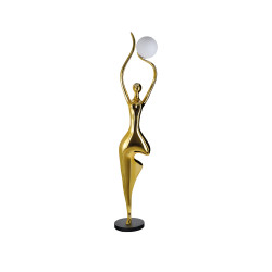 Lampa podłogowa DEMETER AZ6784 Azzardo złota / biała