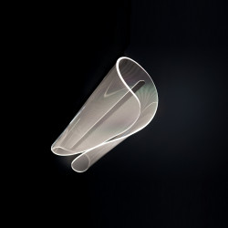 Lampa wisząca LED DRAGONFLY 3000 K AZ6791 Azzardo czarna / przezroczysta