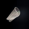 Lampa wisząca LED DRAGONFLY 3000 K AZ6791 Azzardo czarna / przezroczysta