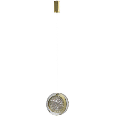 Lampa wisząca LED EUFORIA 13 1 AZ6734 Azzardo złota / przezroczysta