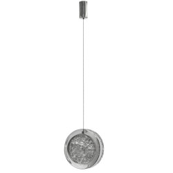 Lampa wisząca LED EUFORIA 16 1 AZ6796 Azzardo chromowana / przezroczysta