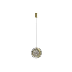 Lampa wisząca LED EUFORIA 16 1 AZ6735 Azzardo złota / przezroczysta