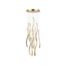 Lampa wisząca LED ściemniana FLOW 13 3000 K AZ6816 Azzardo złota