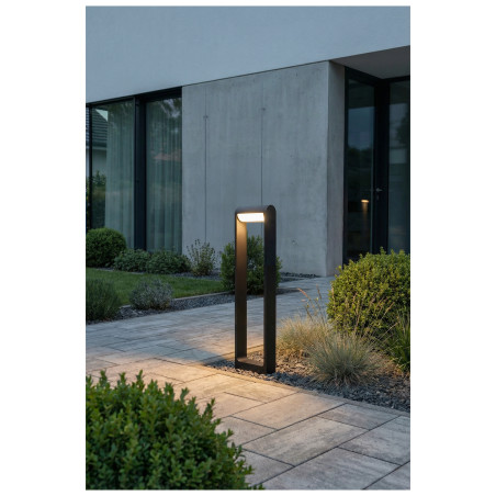 Lampa ogrodowa stojąca LED FRAME 60 3000 K AZ6629 Azzardo ciemnoszara
