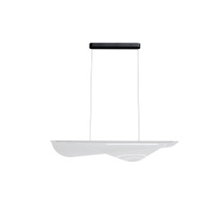 Lampa wisząca LED MANTA 120 3000 K AZ6794 Azzardo czarna / przezroczysta