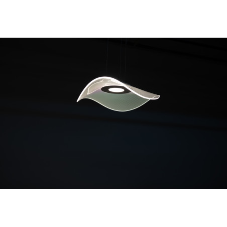 Lampa wisząca LED MEDUSA 50 3000 K AZ6788 Azzardo czarna / przezroczysta