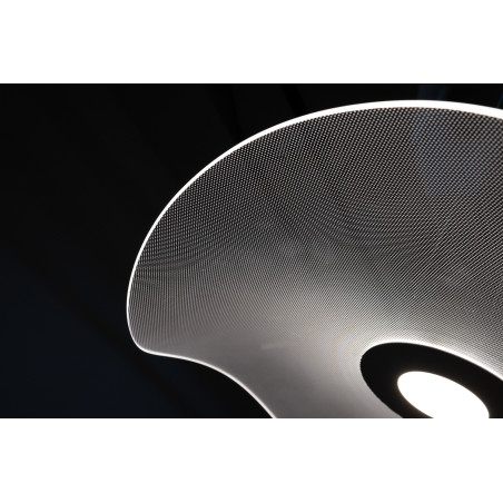 Lampa wisząca LED MEDUSA 50 3000 K AZ6788 Azzardo czarna / przezroczysta