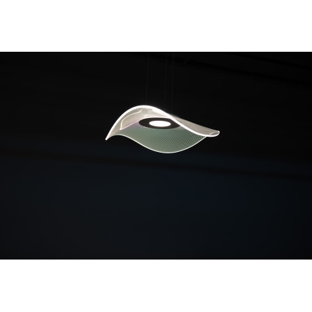 Lampa wisząca LED MEDUSA 50 3000 K AZ6788 Azzardo czarna / przezroczysta