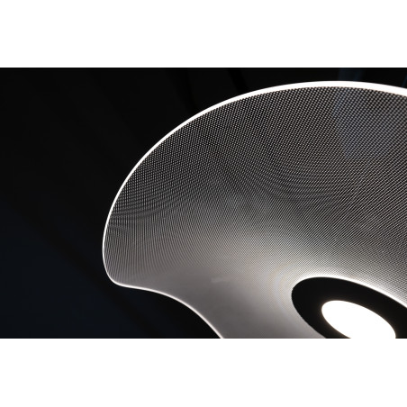 Lampa wisząca LED MEDUSA 50 3000 K AZ6788 Azzardo czarna / przezroczysta