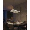 Lampa wisząca LED MEDUSA 50 3000 K AZ6788 Azzardo czarna / przezroczysta
