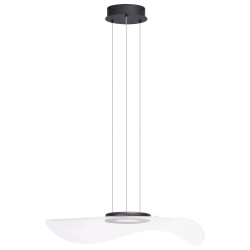 Lampa wisząca LED MEDUSA 70 3000 K AZ6789 Azzardo czarna / przezroczysta