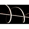 Lampa wisząca LED ściemniana MEMPHIS AZ6814 Azzardo złota