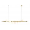 LAMPA WISZĄCA WAVE 7 BRASS