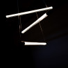 Lampa wisząca LED ściemniana PALOS 3 AZ6777 Azzardo czarna / przezroczysta