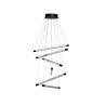 Lampa wisząca LED ściemniana PALOS 6 AZ6778 Azzardo czarna / przezroczysta