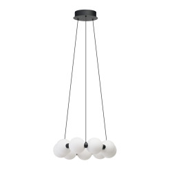Lampa wisząca LED ściemniana PERLA 40 AZ6894 Azzardo czarna / biała
