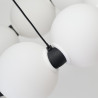 Lampa wisząca LED ściemniana PERLA 40 AZ6894 Azzardo czarna / biała