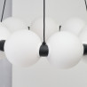 Lampa wisząca LED ściemniana PERLA 40 AZ6894 Azzardo czarna / biała