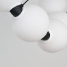 Lampa wisząca LED ściemniana PERLA 40 AZ6894 Azzardo czarna / biała