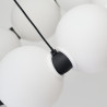 Lampa wisząca LED ściemniana PERLA 40 AZ6894 Azzardo czarna / biała