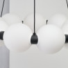 Lampa wisząca LED ściemniana PERLA 40 AZ6894 Azzardo czarna / biała