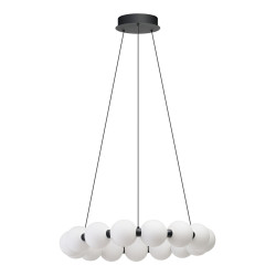 Lampa wisząca LED ściemniana PERLA 60 AZ6895 Azzardo czarna / biała