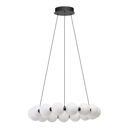 Lampa wisząca LED ściemniana PERLA 60 AZ6895 Azzardo czarna / biała