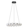 Lampa wisząca LED ściemniana PERLA 60 AZ6895 Azzardo czarna / biała